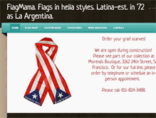 Tablet Screenshot of flagmama.com